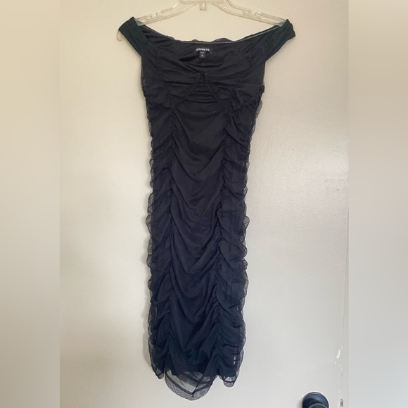 Express Bodycon Ruched Dress - Picture 1 of 1